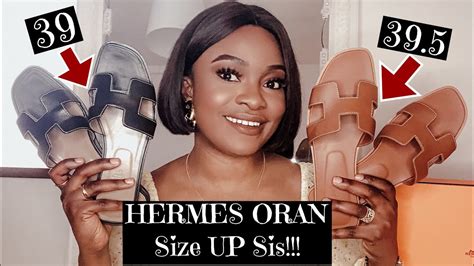 hermes oran sandal sizing